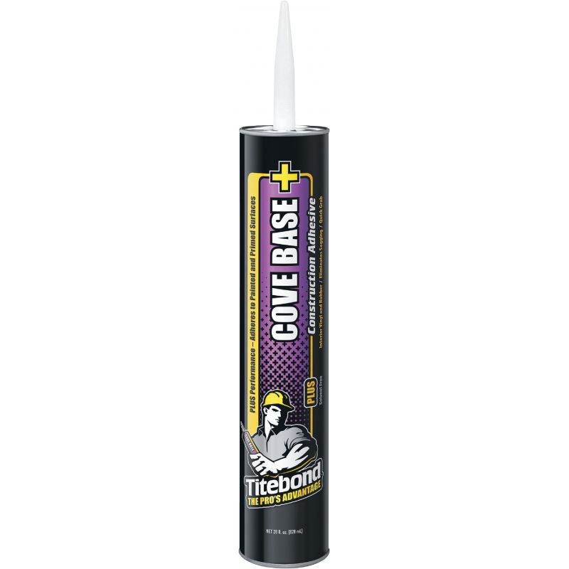 TITEBOND COVE BASE+ SOLVENT FREE CONSTRUCTION ADHESIVE (311 mL) - Kilrich Building Centres