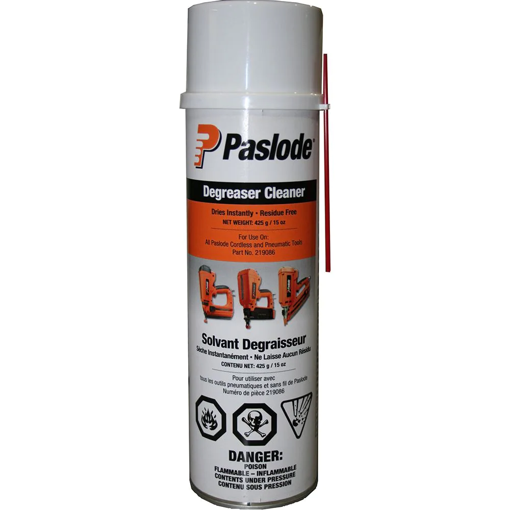 PASLODE AEROSOL DEGREASER / CLEANER SOLVENT - Kilrich Building Centres