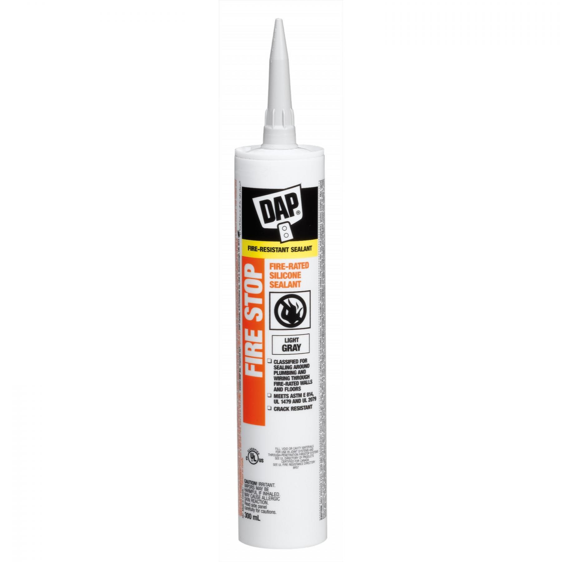 DAP FIRESTOP FIRE-RATED SILICONE SEALANT (300 mL) - Kilrich Building Centres