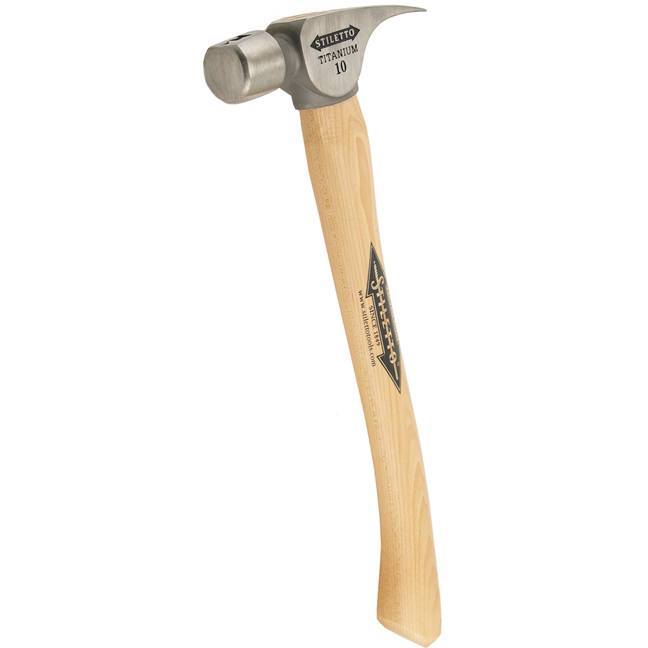 STILETTO SMOOTH-FACED TITANIUM HAMMER w/ HICKORY HANDLE - Kilrich Building Centres