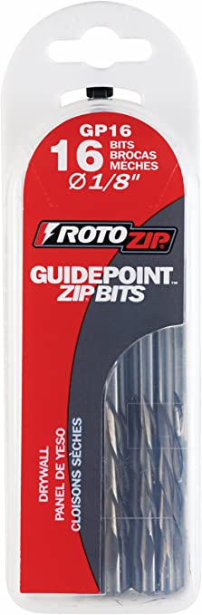 Main 2 - ROTOZIP GUIDEPOINT DRYWALL ZIPBIT (16 PACK) -