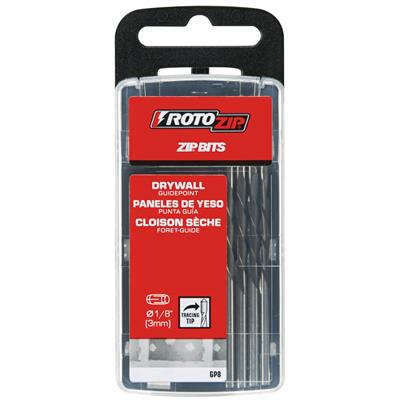 Main 2 - ROTOZIP GUIDEPOINT DRYWALL ZIPBIT (8 PACK) -