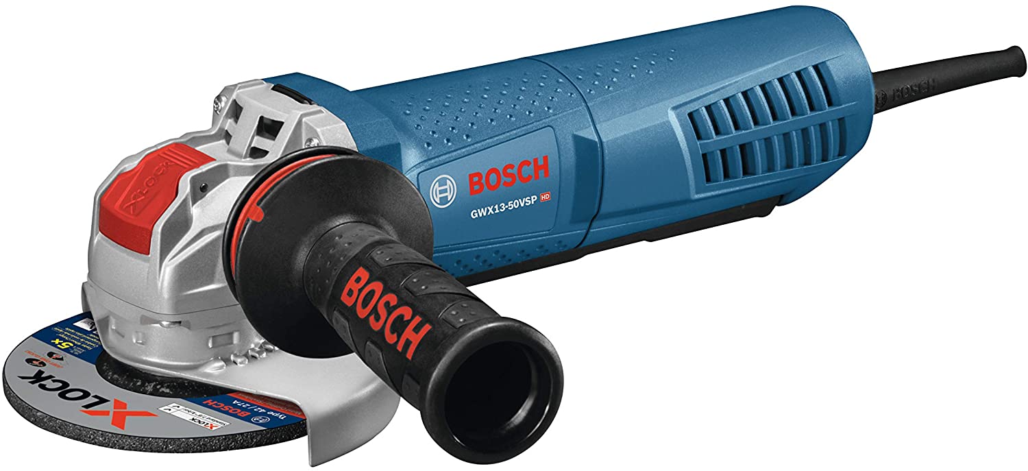 BOSCH 5" X-LOCK VARIABLE SPEED ANGLE GRINDER w/ PADDLE SWITCH - Kilrich Building Centres