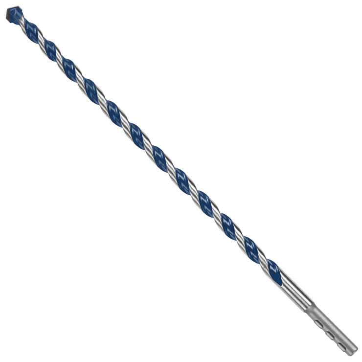 BOSCH 3/8" BLUE GRANITE TURBO CARBIDE HAMMER DRILL BIT (12") - Kilrich Building Centres