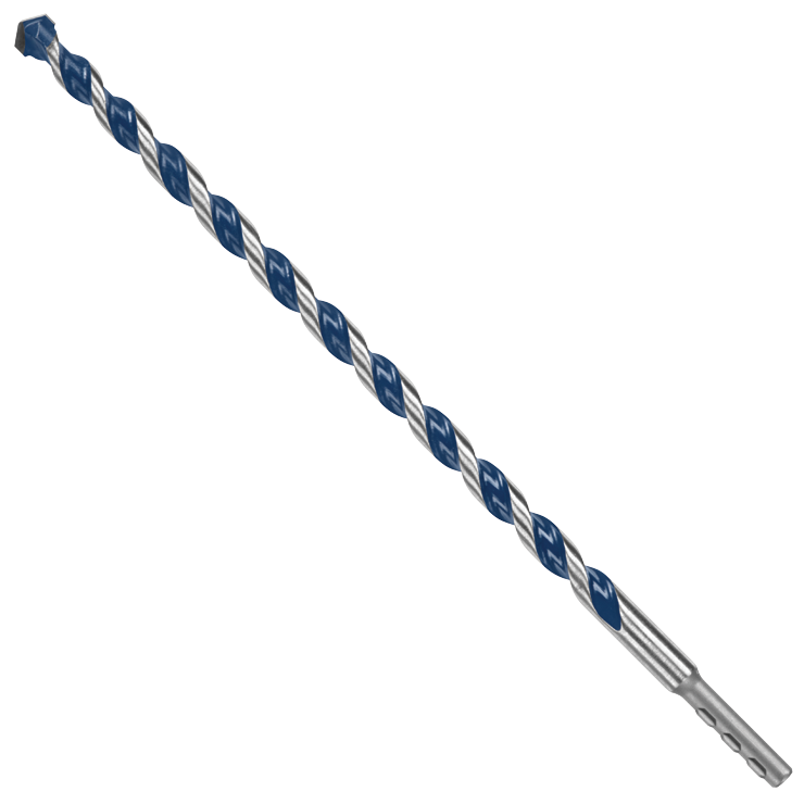 BOSCH 1/2" BLUE GRANITE TURBO CARBIDE HAMMER DRILL BIT (12") - Kilrich Building Centres