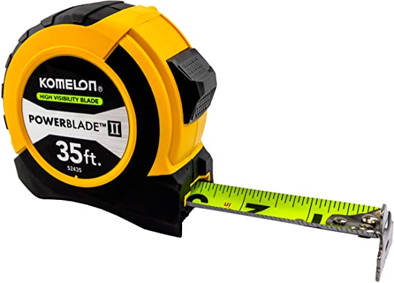 KOMELON ABS POWERBLADE II MEASURING TAPE (35' x 1.06") - Kilrich Building Centres