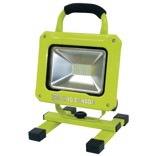 KING CORDLESS LI-ION LED WORKLIGHT w/ MAGNETIC BASE (2200 LUMENS) - Kilrich Building Centres