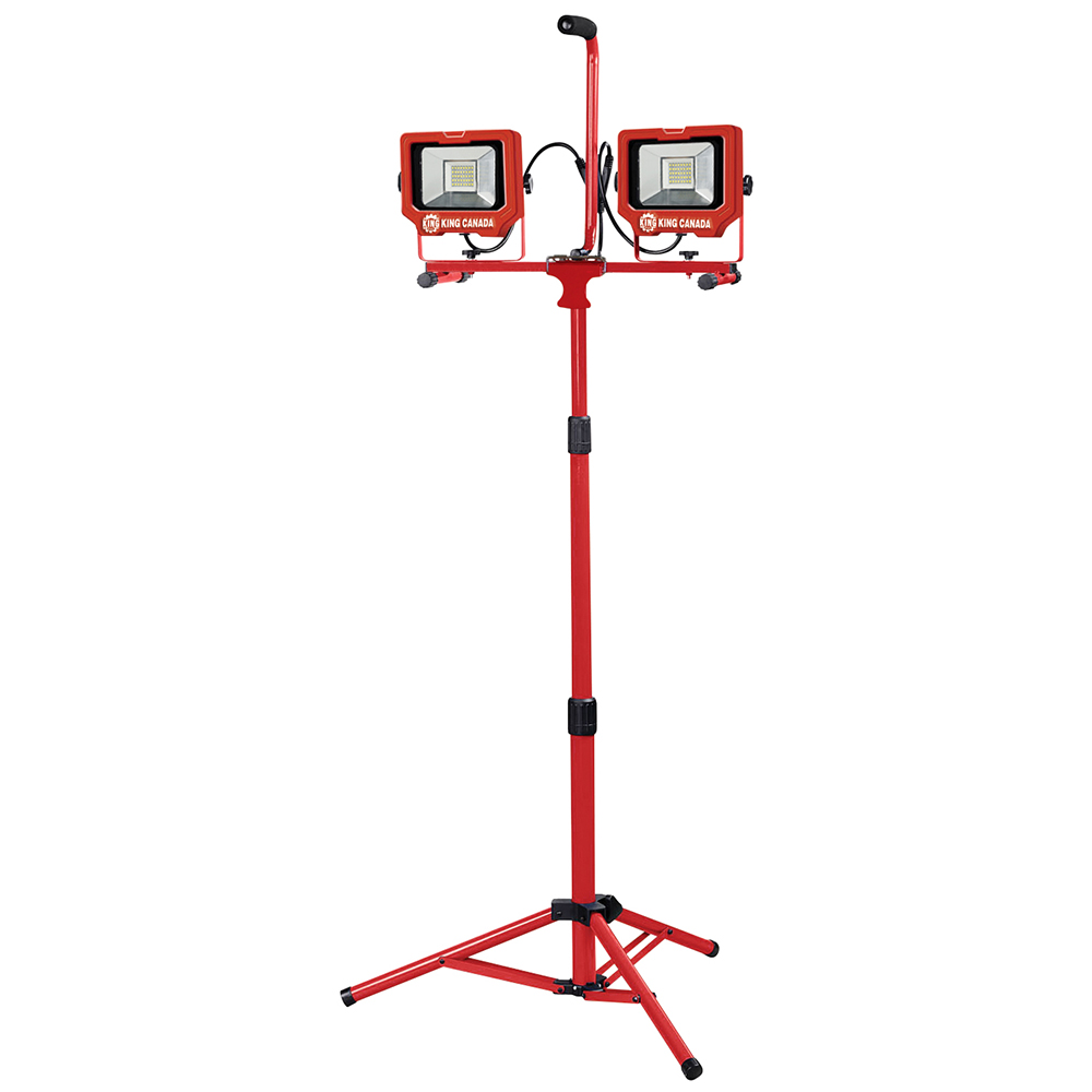 KING 2x LED WORKLIGHTS w/ WORK STAND (3000 LUMENS) - Kilrich Building Centres
