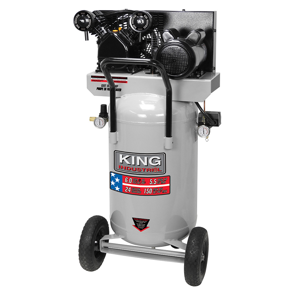 KING CANADA AIR COMPRESSOR (24 GALLON, 5.5 PEAK HP) - Kilrich Building Centres