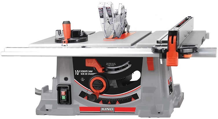 KING CANADA 10" JOBSITE SAW *NO STAND* - Kilrich Building Centres