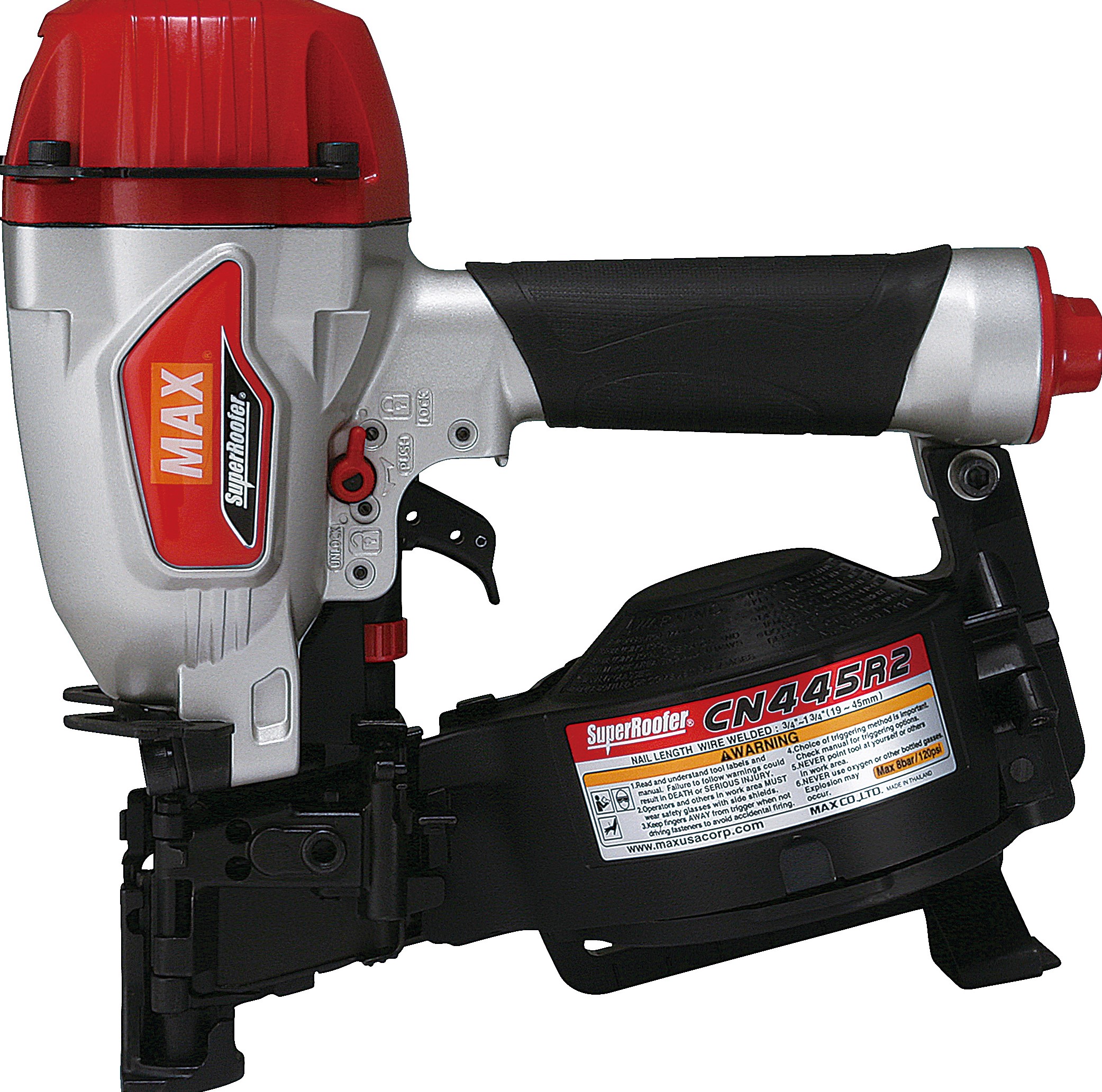 MAX SUPERROOFER COIL ROOFING NAILER (UP TO 1-3/4" NAILS) - Kilrich Building Centres