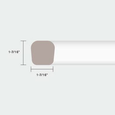 Main 2 - HEMLOCK HANDRAIL #1307 (1-7/16" X 1-7/16") - RANDOM LENGTHS -