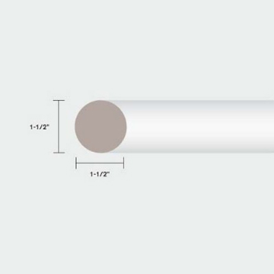 Main 2 - HEMLOCK FULL ROUND #232 (1-1/2") - RANDOM LENGTHS -