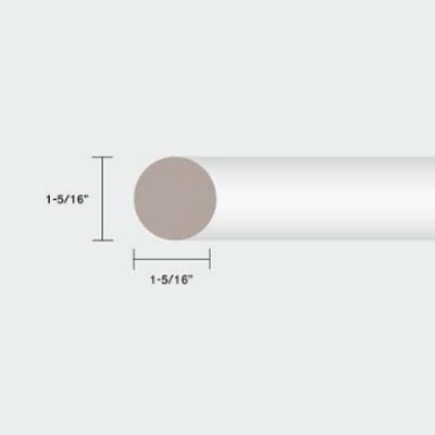 Main 2 - HEMLOCK FULL ROUND #233 (1-5/16") - RANDOM LENGTHS -