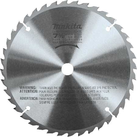 MAKITA 7-1/2" 40-TOOTH CARBIDE-TIPPED CIRCULAR SAW BLADE - Kilrich Building Centres