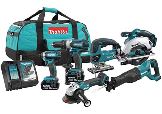 MAKITA 18V LXT 6-TOOL COMBO KIT - Kilrich Building Centres