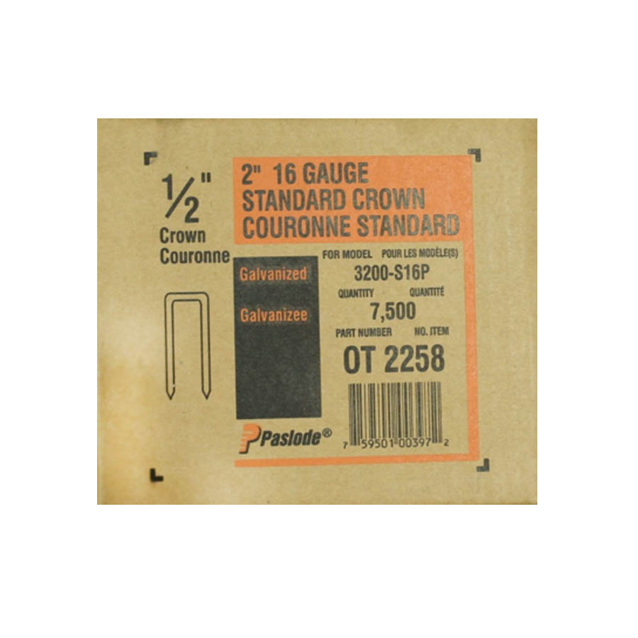 Main 2 - 2" PASLODE 6516 STAPLES (7500 PACK) -