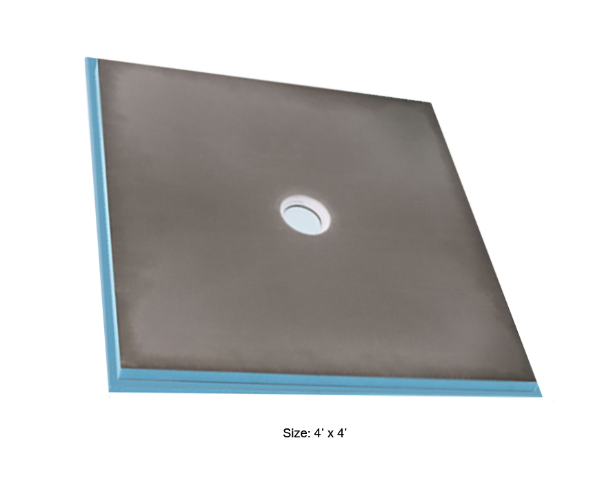 Main 2 - WEDI PRIMO CENTER DRAIN SHOWER PAN (4' x 4') -