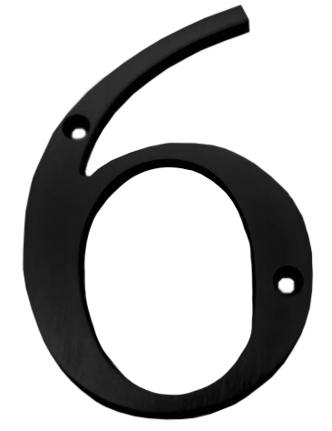 #6 X 6" HOUSE NUMBER- BLCK
ALUMINUM - Kilrich Building Centres