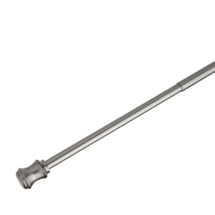 TAYMOR HERITAGE DECORATIVE SHOWER TENSION ROD (SATIN NICKEL) - Kilrich Building Centres