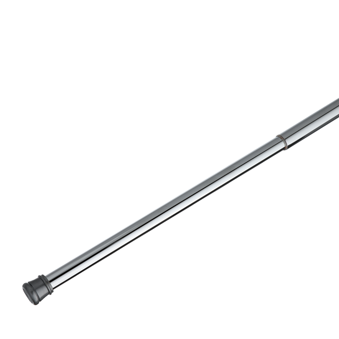 TAYMOR 40" EXTENDABLE SHOWER TENSION ROD (POLISHED CHROME) - Kilrich Building Centres