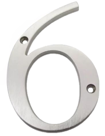 #6 HOUSE NUMBER 4" MODERN SN - Kilrich Building Centres