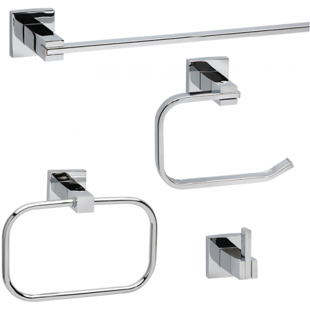 TAYMOR ROBSON 4-PIECE BATHROOM SET (POLISHED CHROME) - Kilrich Building Centres