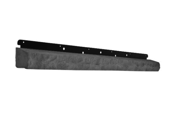 Main 1 - VERSETTA STONE CHARCOAL
WAINSCOTT CAP (MIDNIGHT SHADOW
OR GRAPHITE)
2 PCS PER PACKAGE
6 LIN. FT PER PACKAGE -