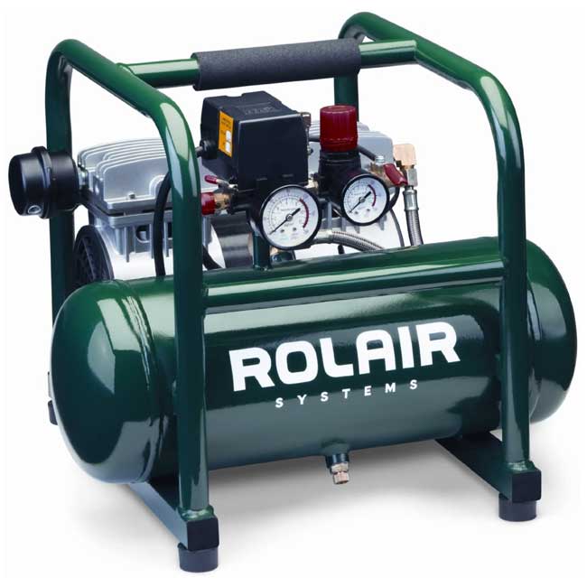 ROLAIR 1HP OIL-LESS QUIET COMPRESSOR (2.5 GAL) - Kilrich Building Centres