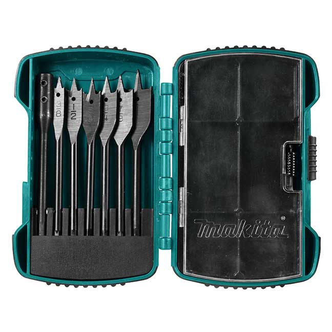 MAKITA 8 Piece Short Spade Bit Kit - Kilrich Building Centres