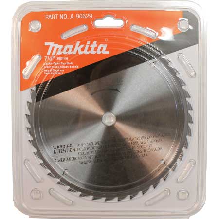 Main 2 - MAKITA 7-1/2" 40-TOOTH CARBIDE-TIPPED CIRCULAR SAW BLADE -