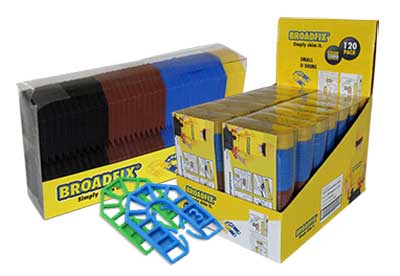 Main 2 - BROADFIX 1-3/4"x2-3/16" PLASTIC
SMALL U SHIMS 120 PCS PER PACK -