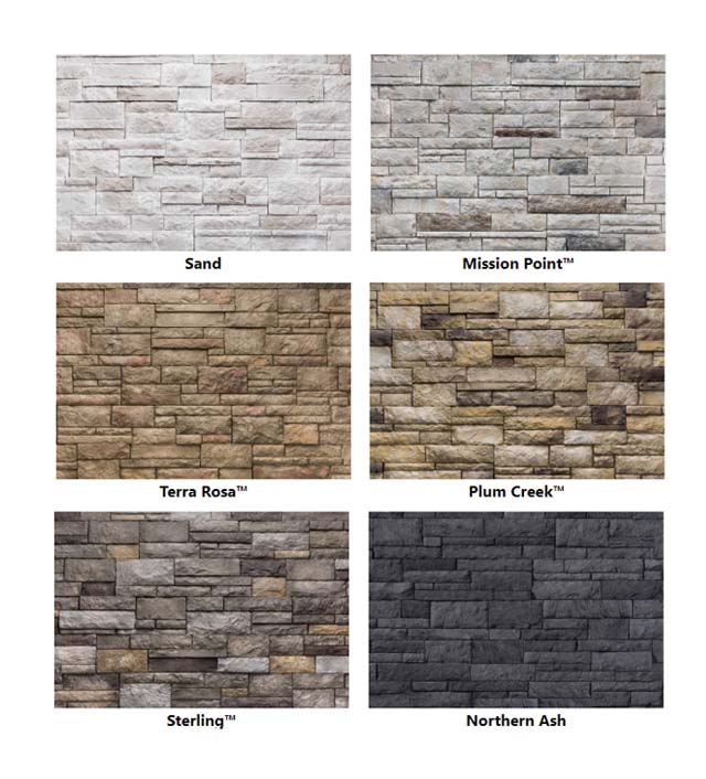Main 2 - VERSETTA STONE NORTHERN ASH / 
MIDNIGHT SHADOWS
LEDGESTONE FLAT
2 PCS PER PACKAGE
4 SQ.FT. PER PACKAGE -