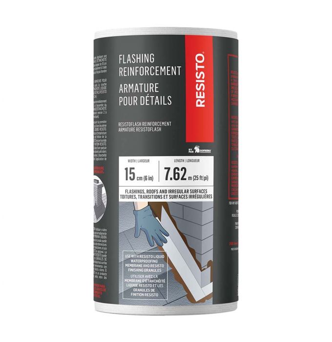 6" RESISTO FLASHING REINFORCEMENT CLOTH (25' ROLL) - Kilrich Building Centres