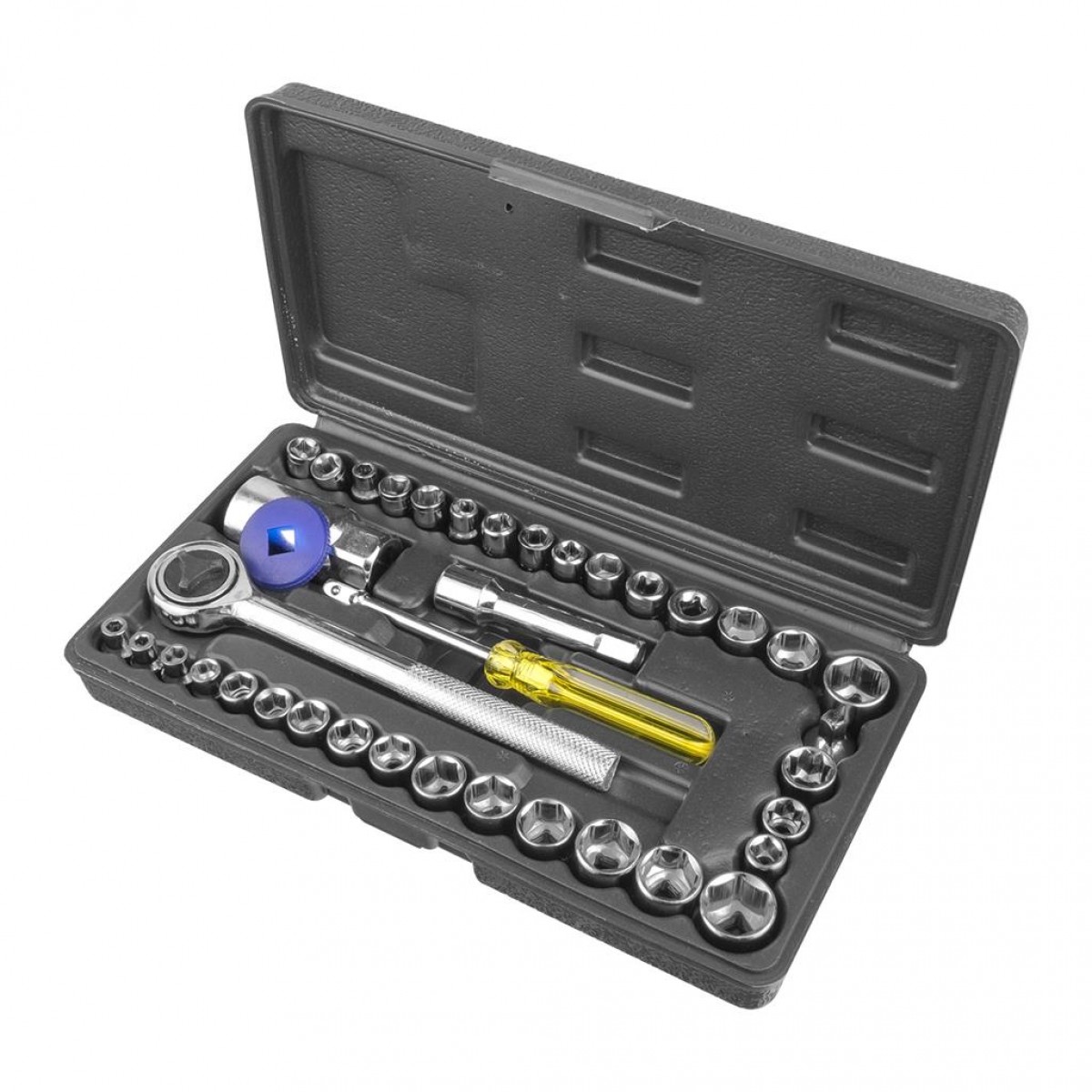 SHOP PRO 40 PIECE SOCKET SET (SAE / METRIC) - Kilrich Building Centres