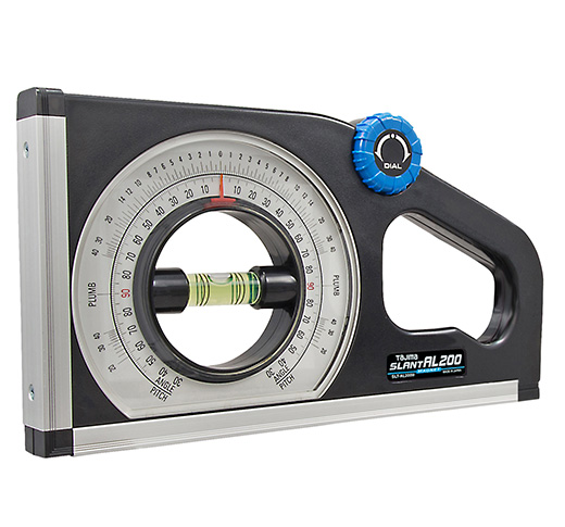 TAJIMA SLANT AL200 DUAL SCALE ROTARY PITCH / ANGLE METER w/ MAGNETIC BASE - Kilrich Building Centres