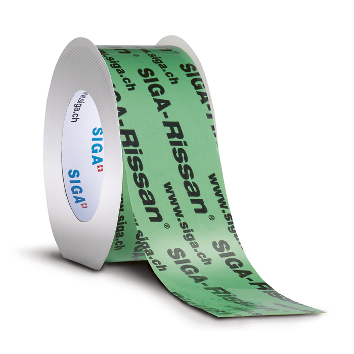 SIGA-RISSAN 60mm FLEXIBLE INDOOR ADHESIVE TAPE (25 METRE ROLL) - Kilrich Building Centres