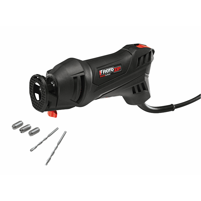 ROTOZIP HIGH SPEED SPIRAL SAW SYSTEM w/ 2 ACCESSORIES (5.5 AMP) - Kilrich Building Centres
