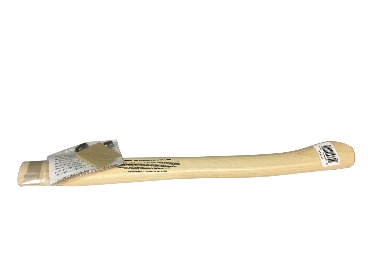 SILETTO 18" CURVED HICKORY REPLACEMENT HANDLE w/ WEDGES - Kilrich Building Centres