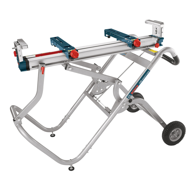 BOSCH GRAVITY RISE MITER SAW STAND w/ WHEELS - Kilrich Building Centres
