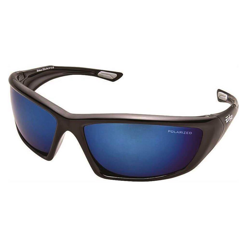 EDGE ROBSON POLARIZED BLACK / BLUE SAFETY GLASSES - Kilrich Building Centres