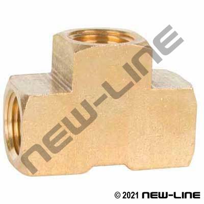 1/4" BRASS EXTRUDED TEE - Kilrich Building Centres