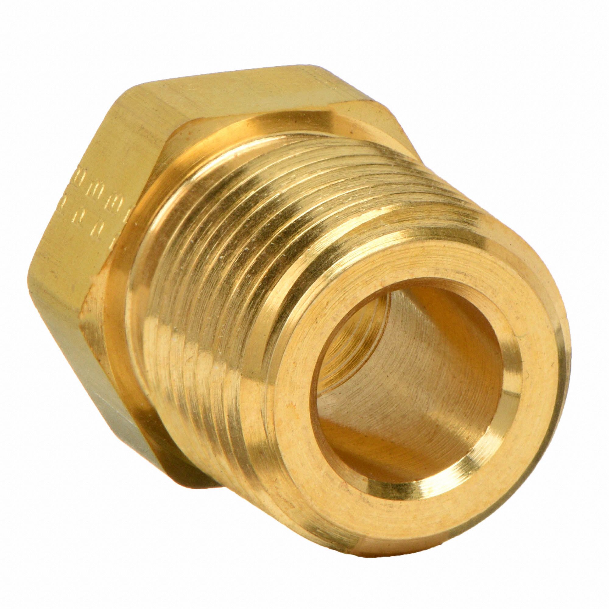 3/8" x 1/4" BRASS REDUCER BUSHING - Kilrich Building Centres