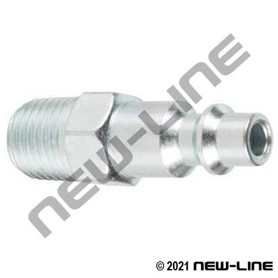 1/4" INDUSTRIAL SERIES PLUG x 1/4" MALE NPT - Kilrich Building Centres