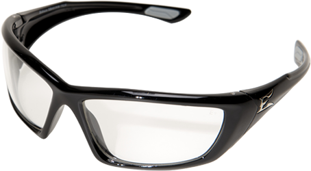 EDGE PUMORI BLACK / CLEAR SAFETY GLASSES - Kilrich Building Centres