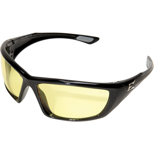 EDGE ROBSON BLACK / YELLOW VAPOUR SHIELD SAFETY GLASSES - Kilrich Building Centres