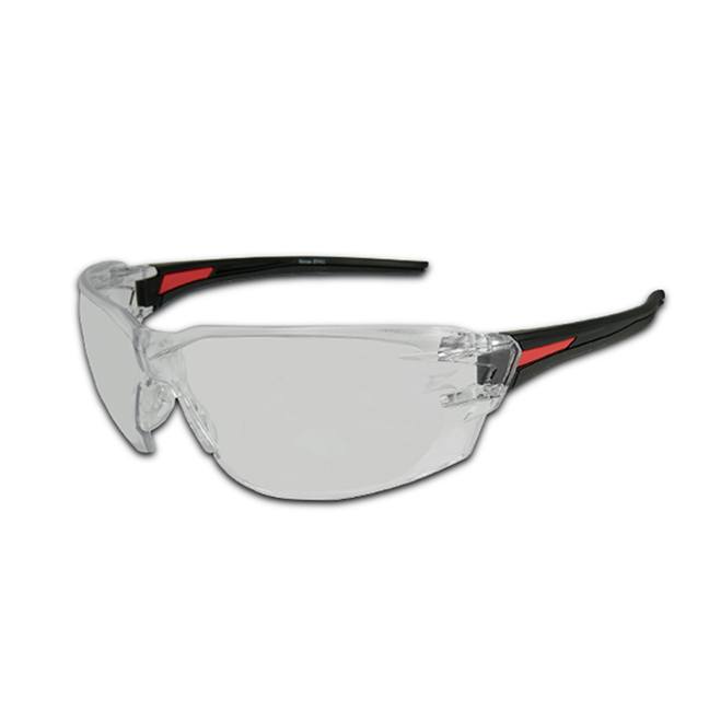 EDGE NEVOSA BLACK / CLEAR SAFETY GLASSES - Kilrich Building Centres