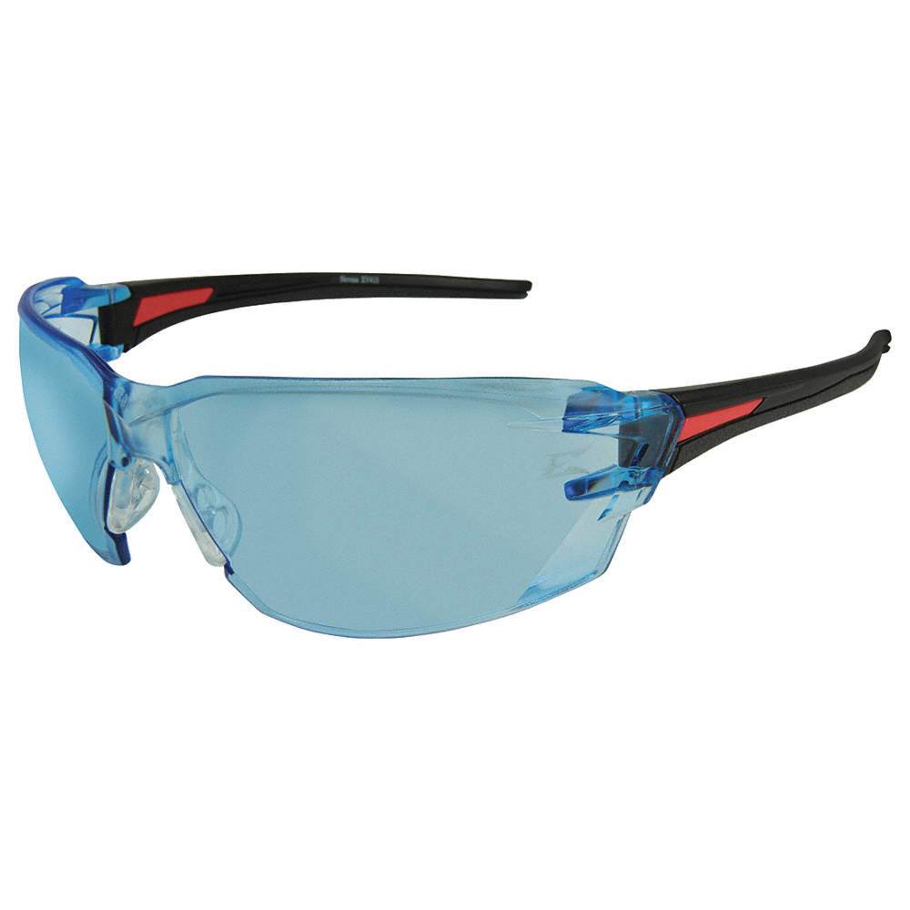 EDGE NEVOSA BLACK / LIGHT BLUE SAFETY GLASSES - Kilrich Building Centres