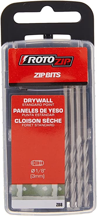 Main 2 - ROTOZIP STANDARD POINT DRYWALL BIT (8 PACK) -