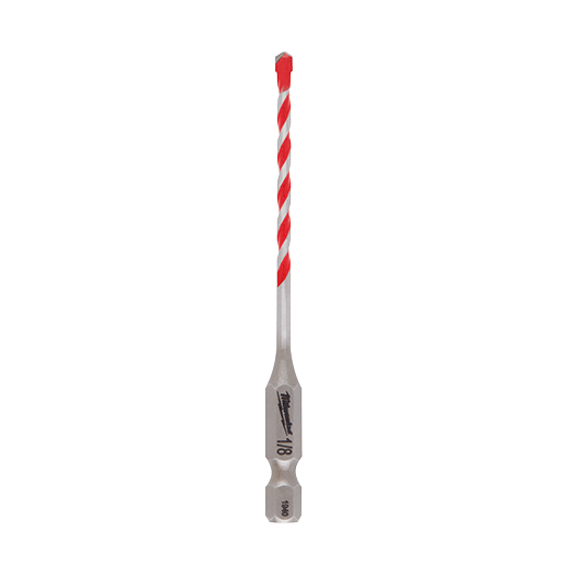 MILWAUKEE SHOCKWAVE CARBIDE HAMMER DRILL BIT (1/4" x 2" x 4") - Kilrich Building Centres
